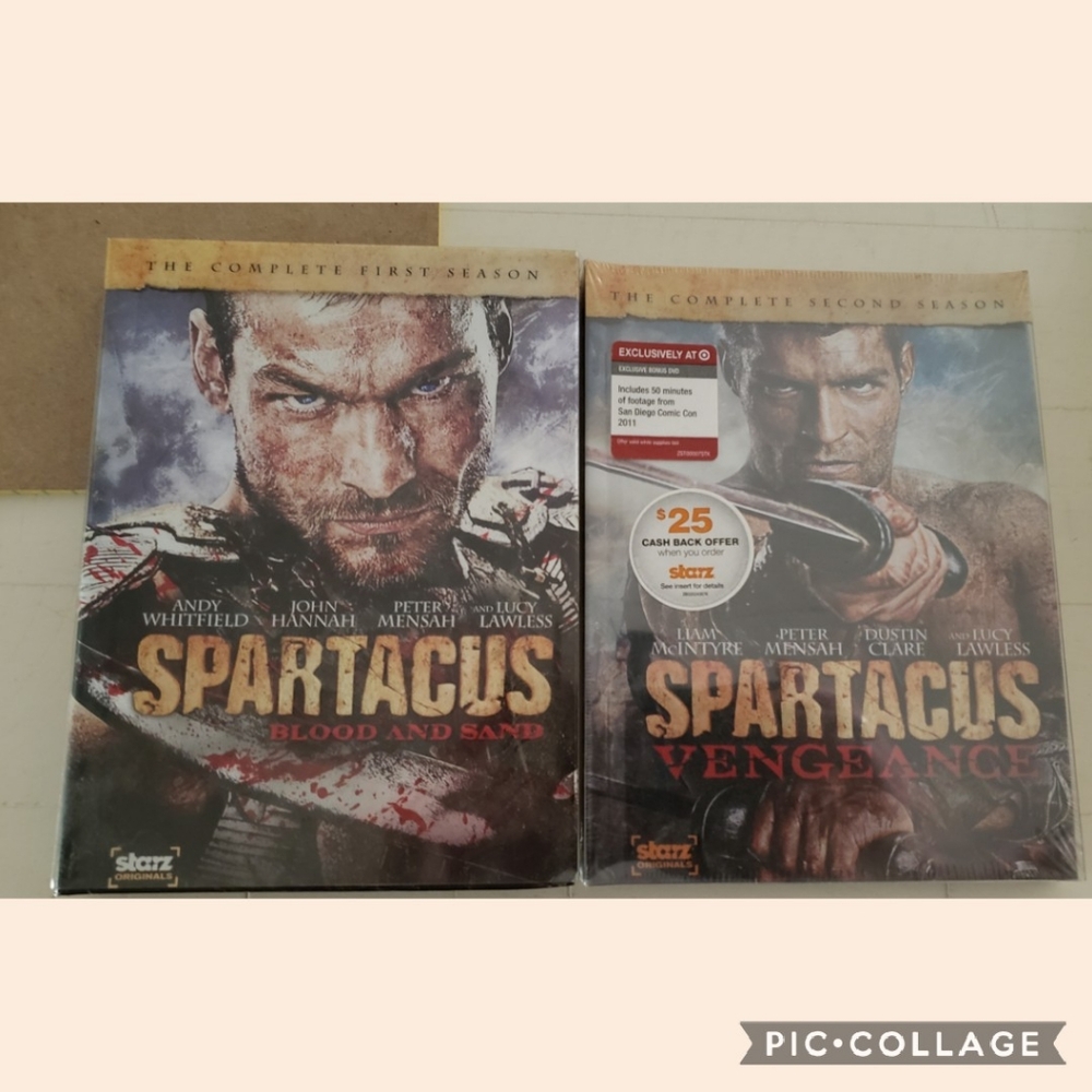 New and NWOT Spartacus season 1 and 2